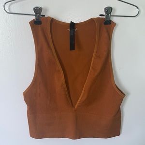 Out From Under Hailey Seamless Plunging Bra Top